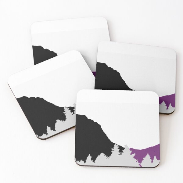 Item preview, Mountain themed demisexual pride flag designed and sold by Hi-im-useless.