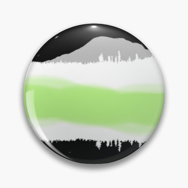 Item preview, mountain themed intersex pride flag designed and sold by Hi-im-useless.