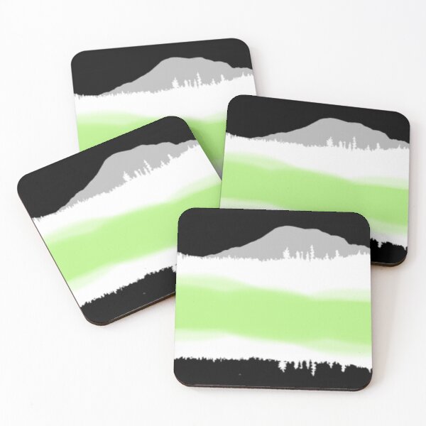 Item preview, mountain themed intersex pride flag designed and sold by Hi-im-useless.