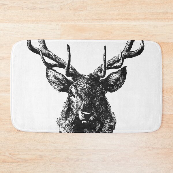 Item preview, Elk Head Engraving designed and sold by GBREAL01.