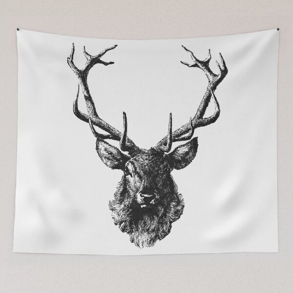 Item preview, Elk Head Engraving designed and sold by GBREAL01.