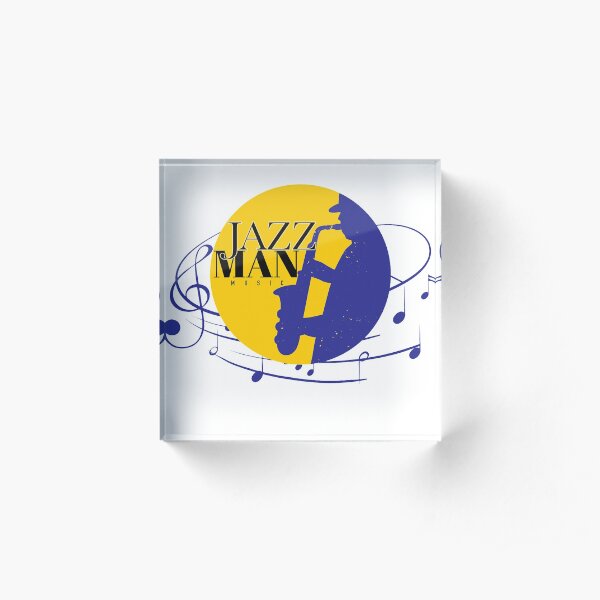 Jazzology with Keith G: White Series Logo Acrylic Block