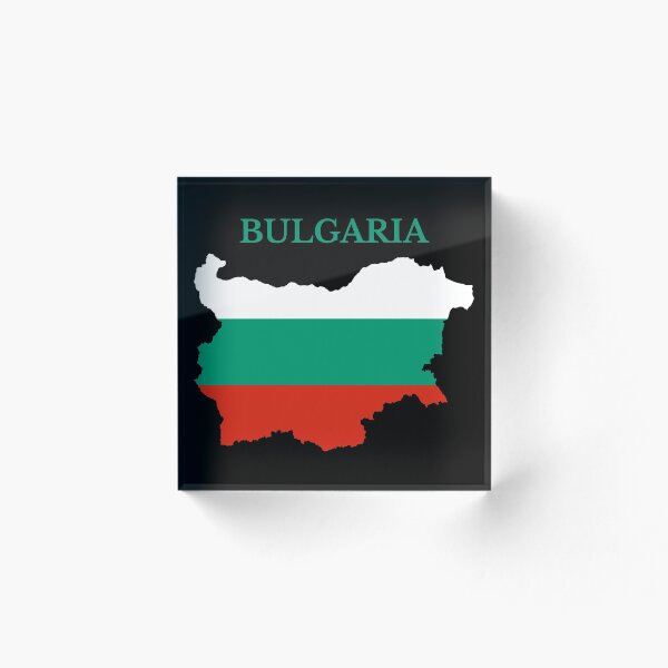 Item preview, Bulgaria Map Flag designed and sold by marosharaf.