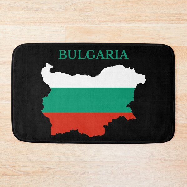 Item preview, Bulgaria Map Flag designed and sold by marosharaf.