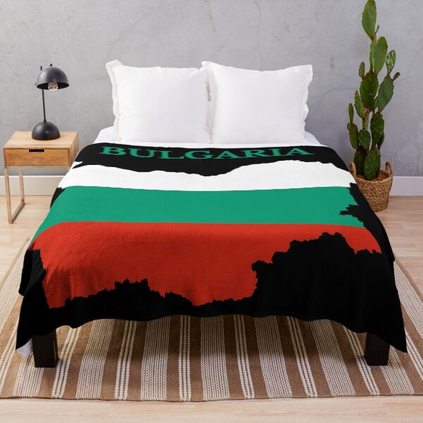 Item preview, Bulgaria Map Flag designed and sold by marosharaf.