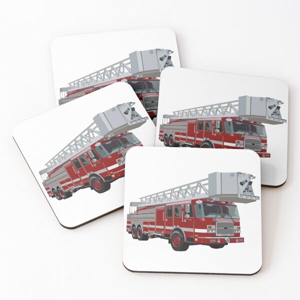 Item preview, Fire Engine Truck with Ladder designed and sold by Barrett York.