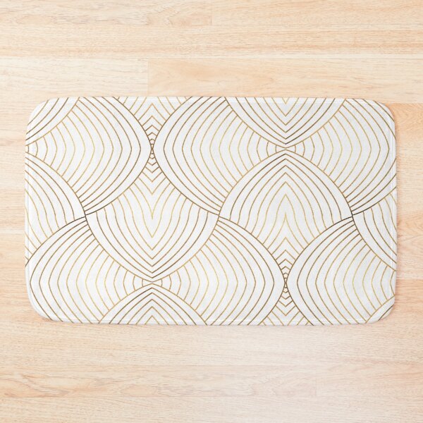 Item preview, Gold Art Deco Swoops designed and sold by inkblotcreative.