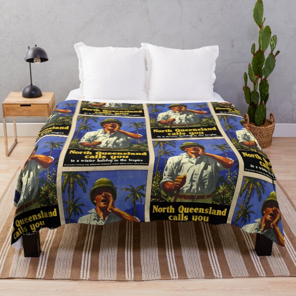 Item preview, North Queensland Calling Vintage Poster designed and sold by karwilberevivalcollection.