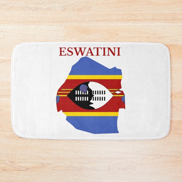 Item preview, Eswatini, Swaziland Map Flag designed and sold by marosharaf.