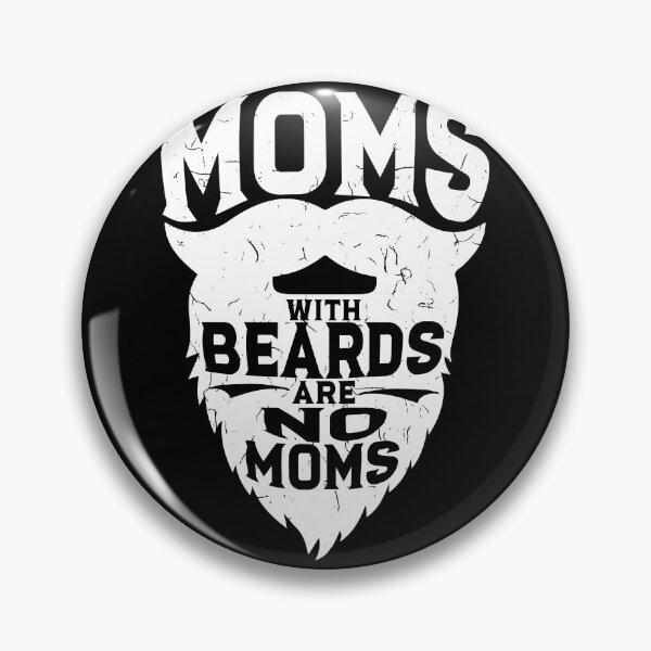 Item preview, Moms With Beards Are No Moms - Funny Ducktail Tee designed and sold by biNutz.