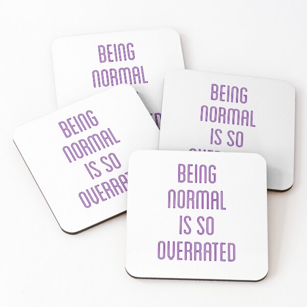 Item preview, Being Normal is so Overrated, graphic T-Shirt, Quote, what is normal designed and sold by bearandboo.