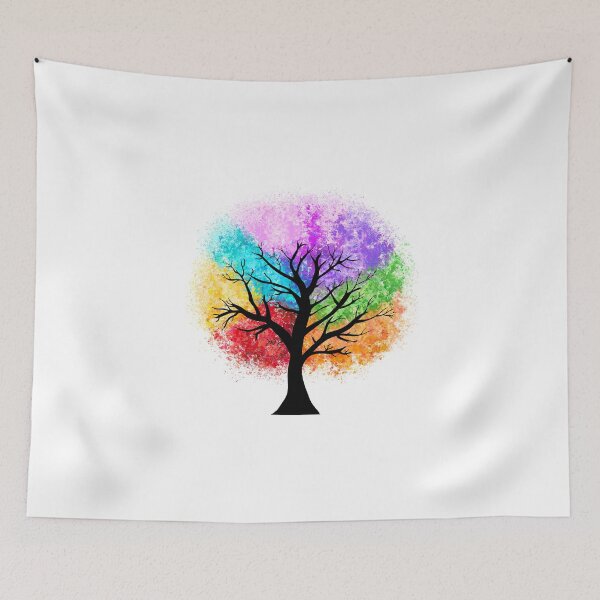 Item preview, Neon Painted Tree designed and sold by Elle  Hazlett.