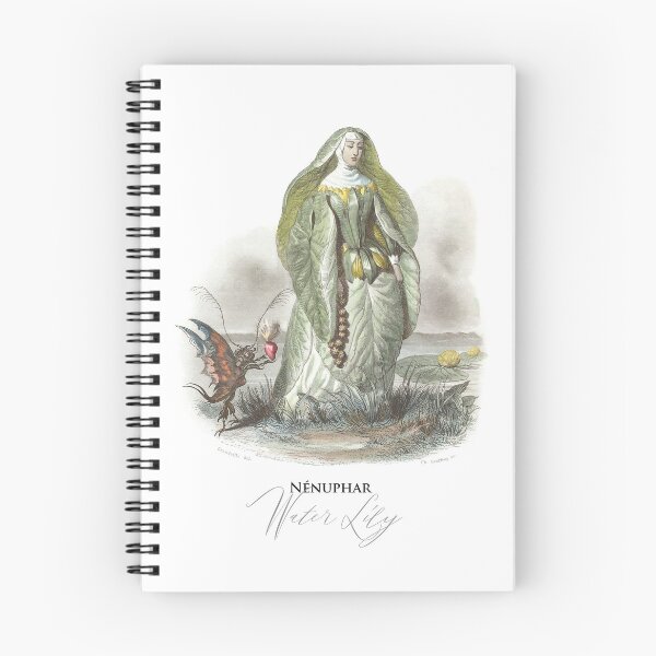 Item preview, J.J. Grandville's Nénuphar, Water Lily circa 1867 designed and sold by ebrawne.