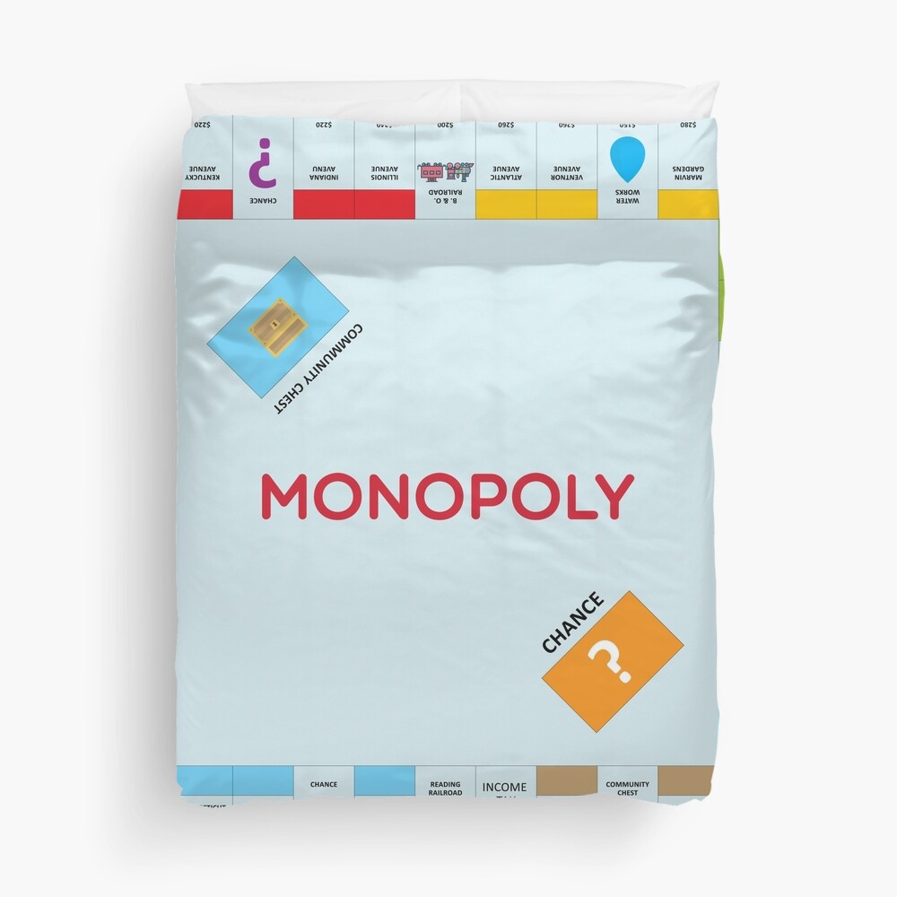 Monopoly Duvet Cover