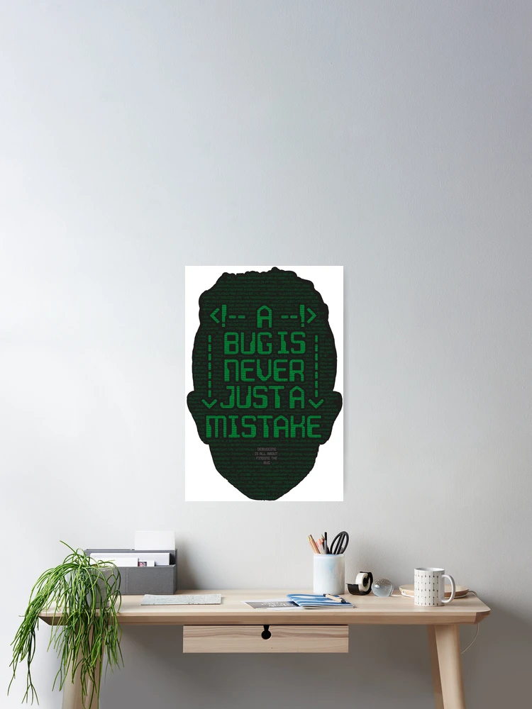 Thumbnail 2 of 3, Poster, Debugging designed and sold by oneskillwonder.