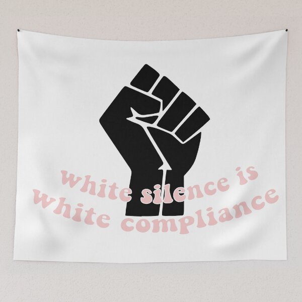 Item preview, White Silence is White Compliance designed and sold by morganhols.