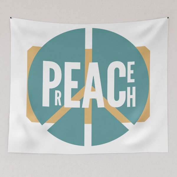 Item preview, Peace Preach designed and sold by InputVSOutput.