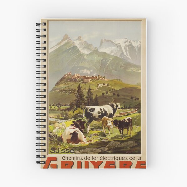 Item preview, Gruyere vintage travel poster designed and sold by stickart-marek.