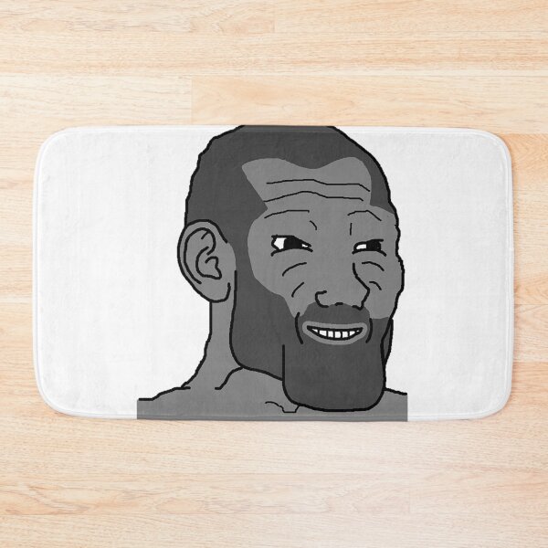 Item preview, Gigachad Wojak Meme designed and sold by shitpostanon.