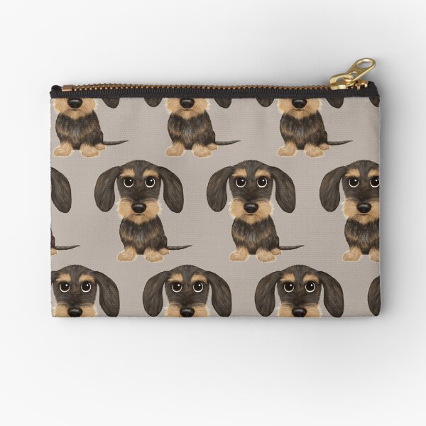 Item preview, Wirehaired Dachshund | Cute Wire Haired Wiener Dog | Wild Boar and Tan Teckel designed and sold by Jenn Inashvili.