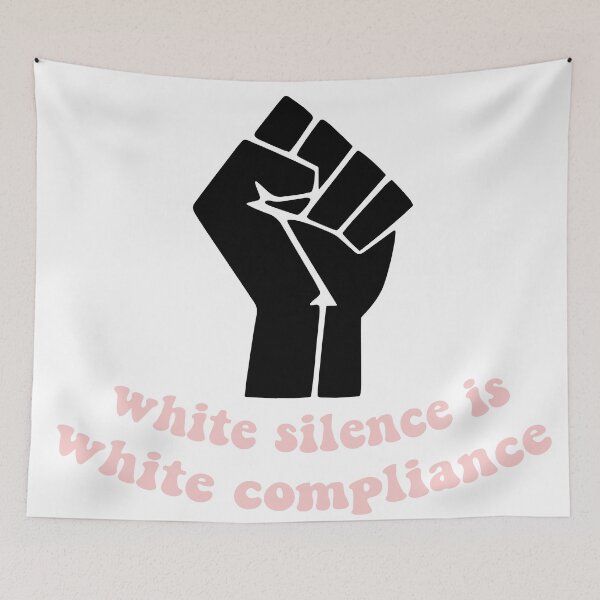 Item preview, White Silence is White Compliance designed and sold by morganhols.