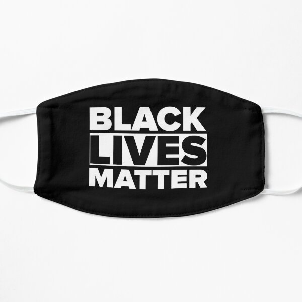 BLACK LIVES MATTER Flat Mask