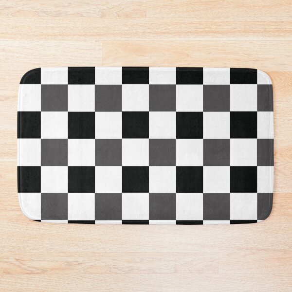 Item preview, Chequered black grey pattern designed and sold by zcabask.