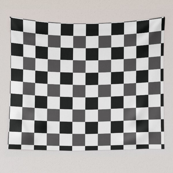 Item preview, Chequered black grey pattern designed and sold by zcabask.