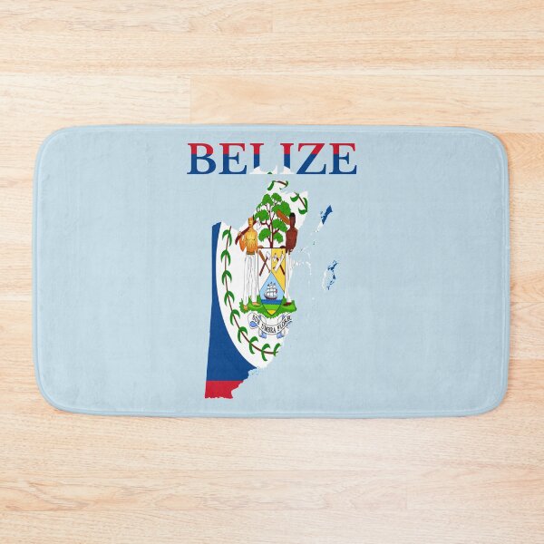 Item preview, Belize flag map designed and sold by marosharaf.