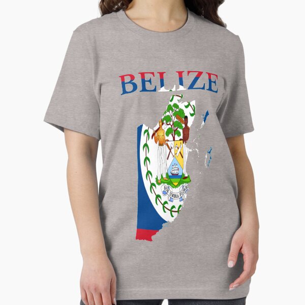 Item preview, Belize flag map designed and sold by marosharaf.