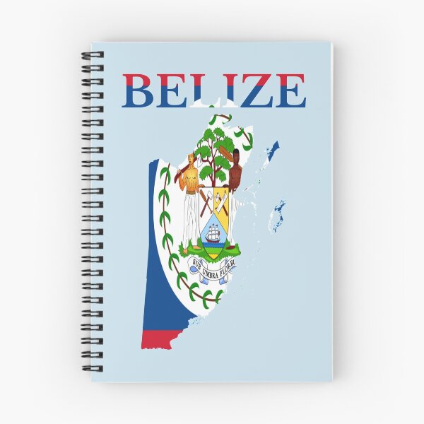 Item preview, Belize flag map designed and sold by marosharaf.