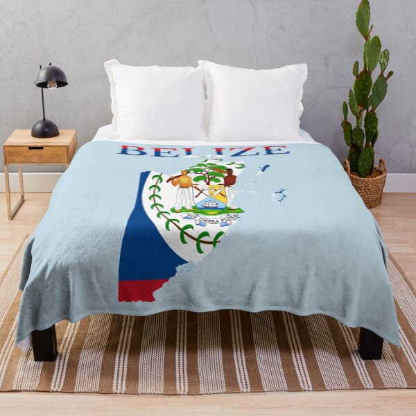 Item preview, Belize flag map designed and sold by marosharaf.
