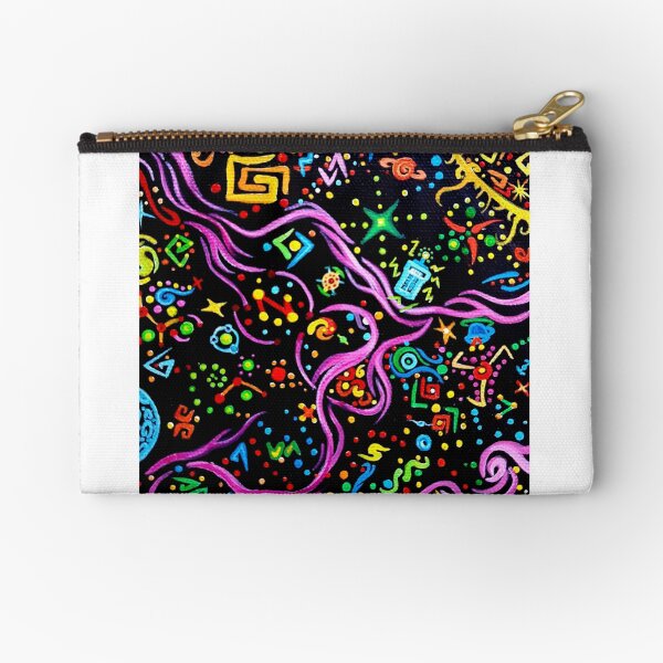 Time Vortex - Acrylic Painting Zipper Pouch