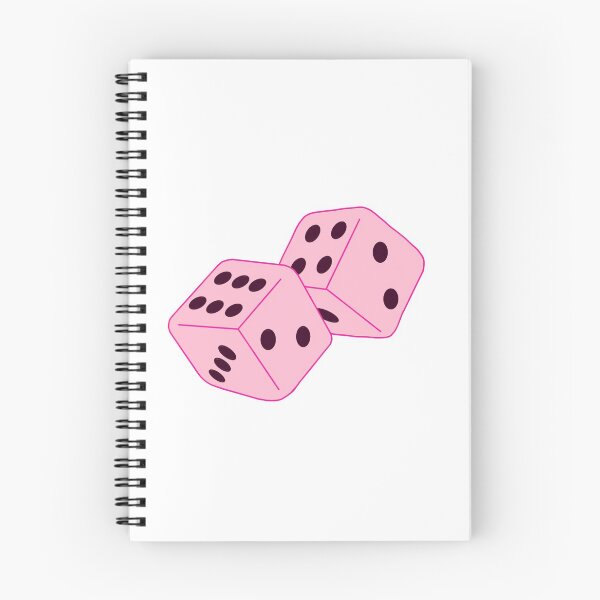 Item preview, Pink Pair of Dice designed and sold by thicker than  a sticker.