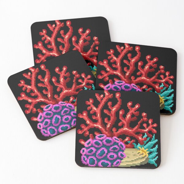 Item preview, Pixelated Coral Reef designed and sold by HopeDetour.