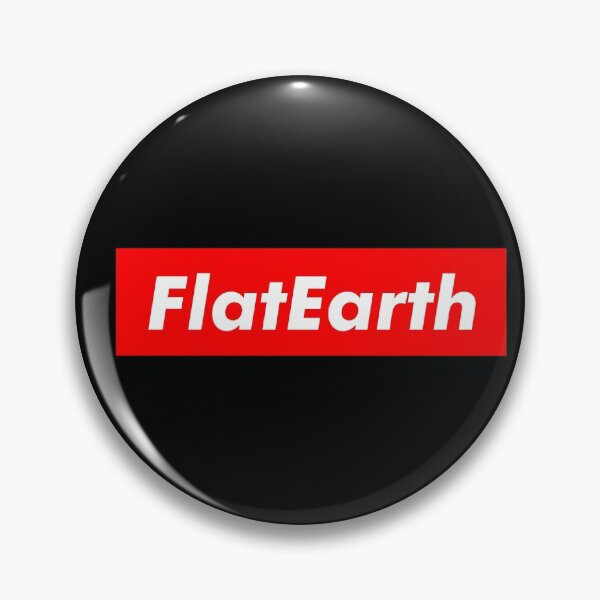 Item preview, Flat Earth - Red and White designed and sold by creativeloog.