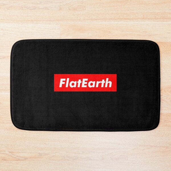 Item preview, Flat Earth - Red and White designed and sold by creativeloog.