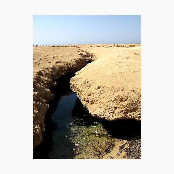 Item preview, Ras Muhammed national park Egypt: earthquake crack designed and sold by Cara Merino.