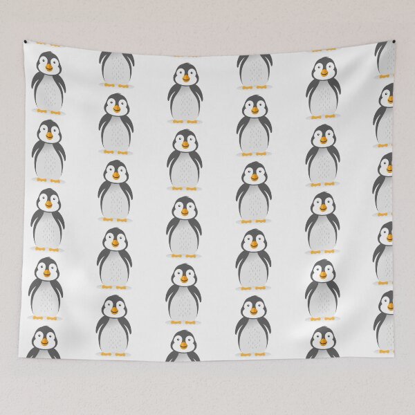 Item preview, Illustration of funny penguin, cub, bird, feathered mom designed and sold by LucianoCosmo.
