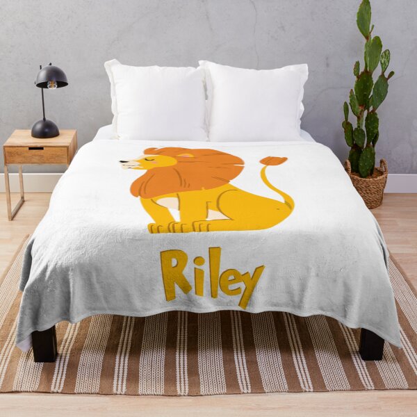 Item preview, Riley Lion Baby Boy Wild Animal Name designed and sold by HelloFromAja.