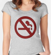 Marceline: No Smoking Shirt Women's Fitted Scoop T-Shirt