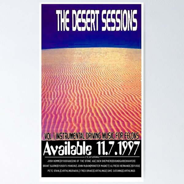 desert sessions tour poster Poster