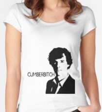 Cumberbitch (detail) Women's Fitted Scoop T-Shirt