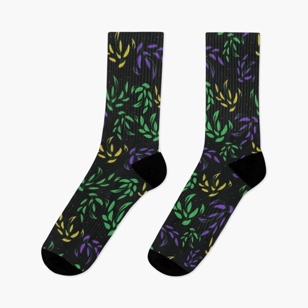 Item preview, Colorful Leaves yellow violate green pattern designed and sold by Illutino.