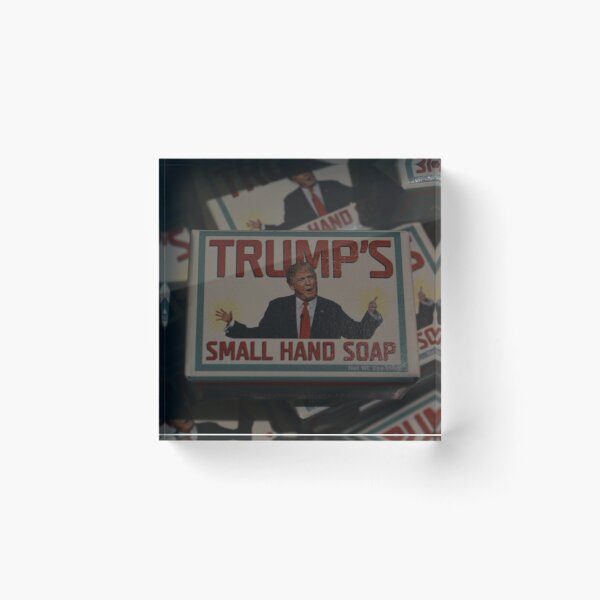 Item preview, Small trump hand soap designed and sold by janet reidman.