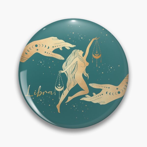 Item preview, Libra Woman Balancing Life Tarot Hands Astrology in the Stars - Teal designed and sold by Breece.