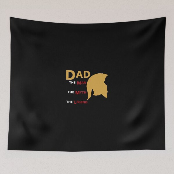 Item preview, iSalem Dad the Man the Myth the Legend FATHERDAY Gift Idea Funny Lover Familly Gift Fit T-Shirt  designed and sold by iSalem.