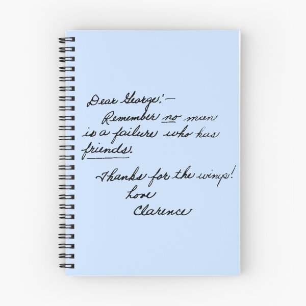 Item preview, Blue It's A Wonderful Life Movie Quote about Friends designed and sold by junepillows.