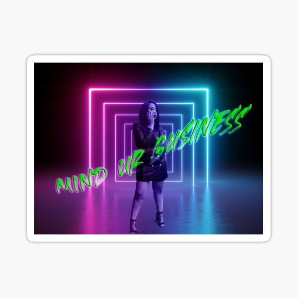 Mind Ur Bizness Sticker