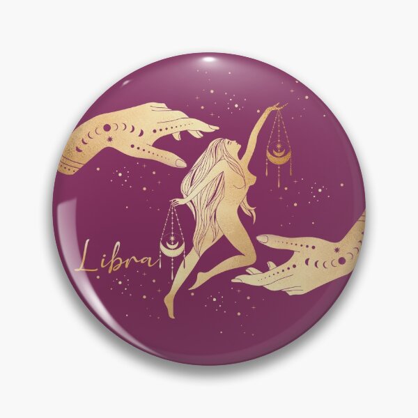 Item preview, Libra Woman Balancing Life Tarot Hands Astrology in the Stars - Pink designed and sold by Breece.